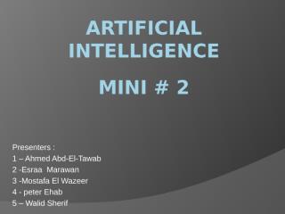 Artificial Intelligence final mini 2_2.pptx