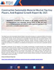 Construction Sustainable Material Market Top Key Players, And Regional Growth Report By 2025.pdf